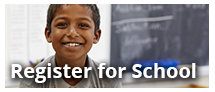 register for school banner